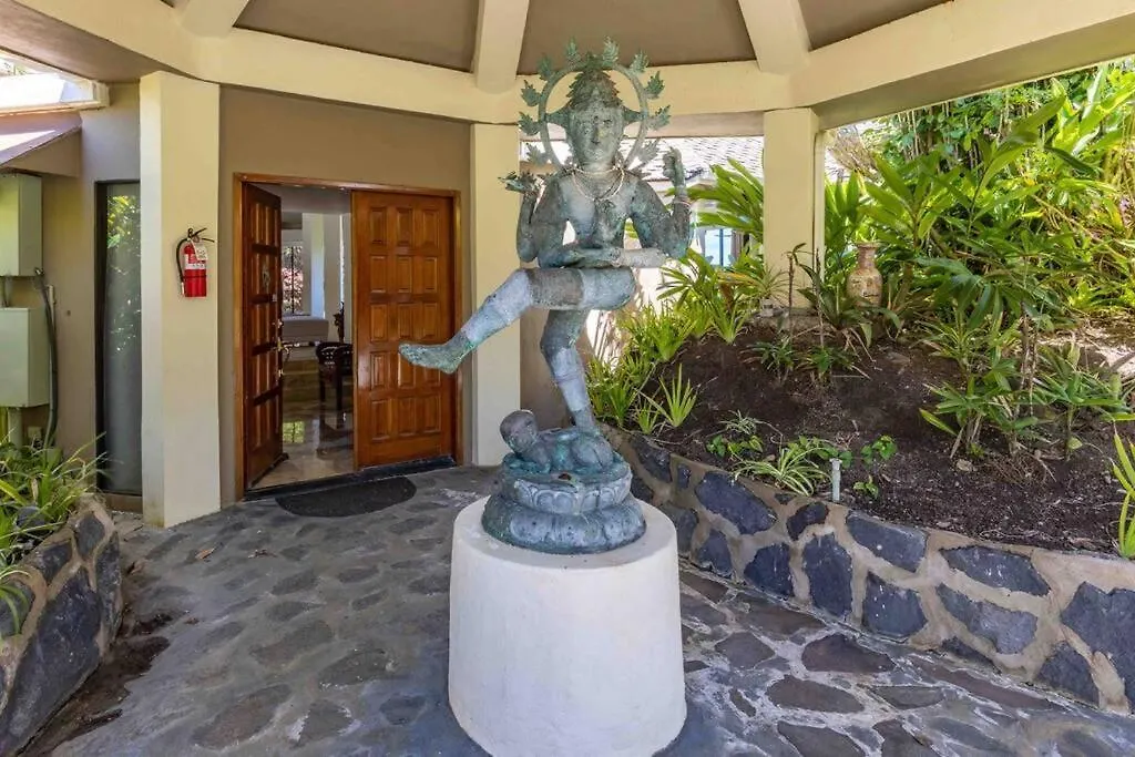 Waterfall House With Ocean Views In Haiku, Maui Huelo Villa